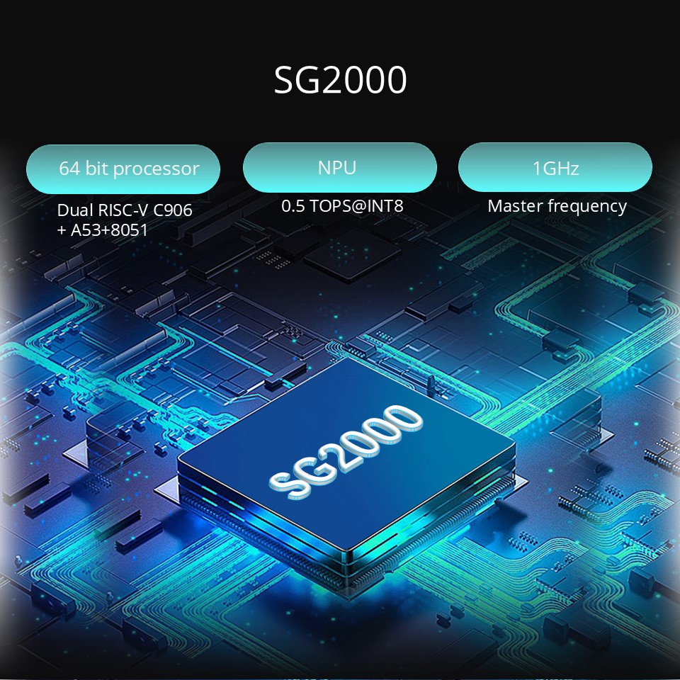 Tablero de desarrollo SG2000, Risc-V C906 Arm, para Linux Learning