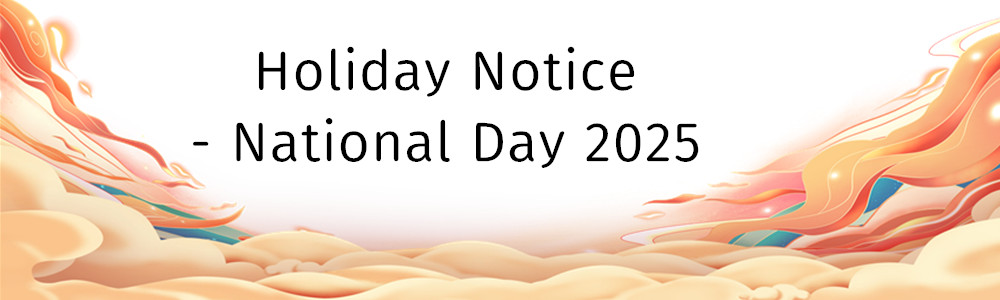 Aviso de vacaciones - Día Nacional 2025